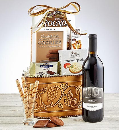 Wine Gift Baskets Wine Basket Delivery 1800flowers Wine Gift Baskets Wine Basket Delivery 1800flowers